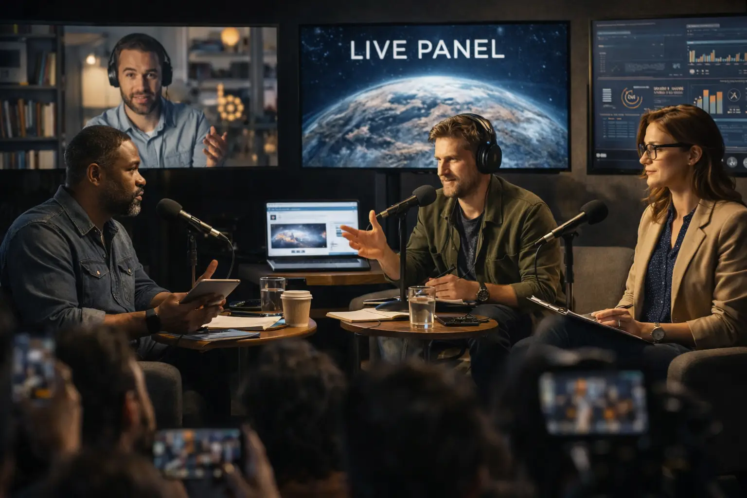 Multimedia storytelling in a dynamic studio